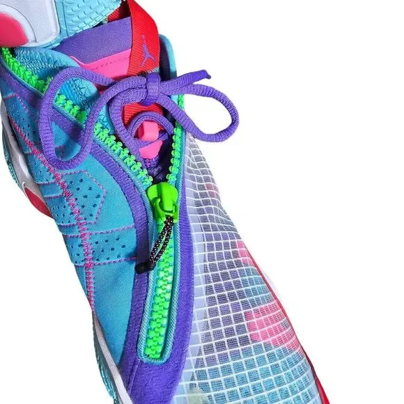 Jordan Why Not .6 White Siren Red Balktic Blue Basketball Shoes Men's Sizes 12 - Picture 9 of 11